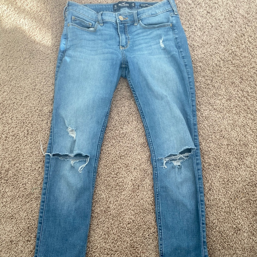 Hollister ripped jeans